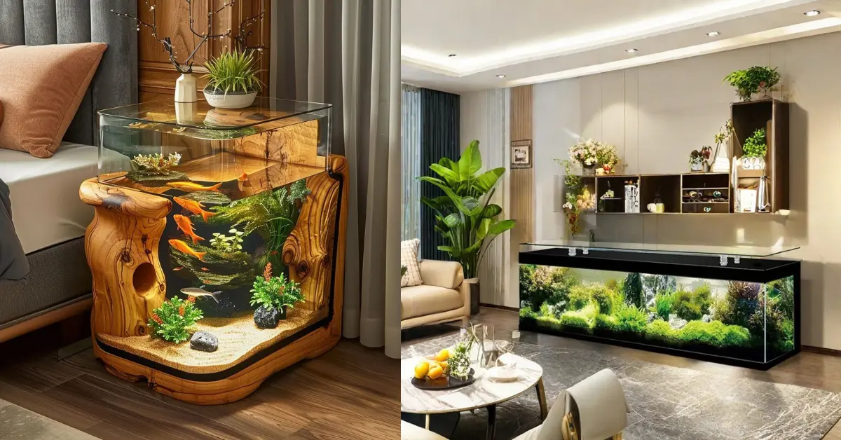 Fish Tank Living Room Setup Ideas