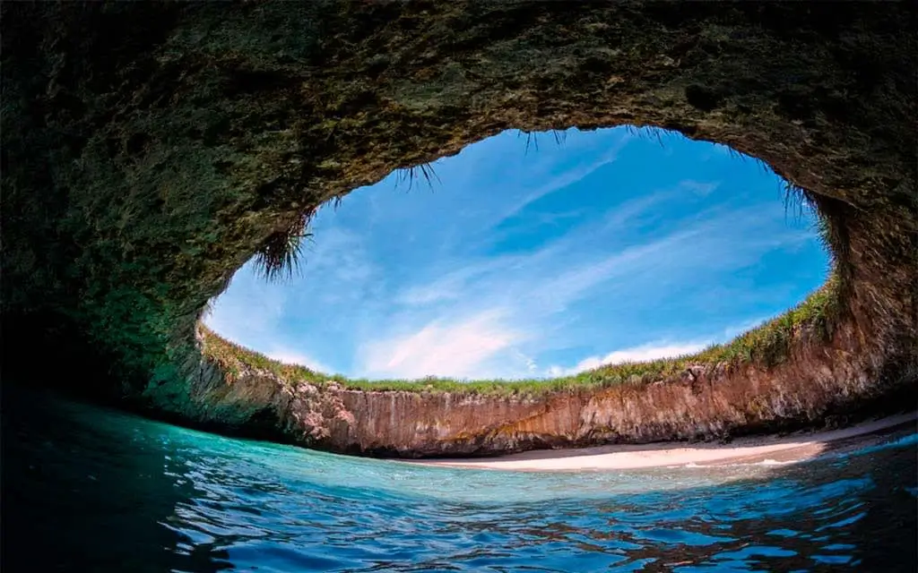 Playa del Amor Mexico Hidden Beach