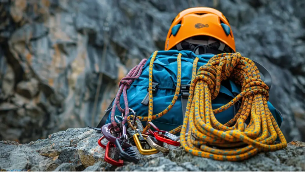 Waterfall climbing down Gear and Equipment