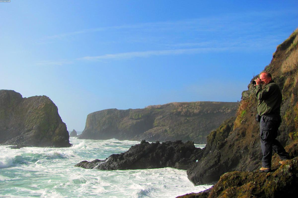 Beautiful Sea Cliff Coastal Rock