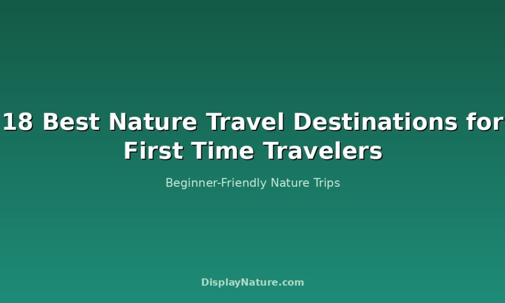 first time nature